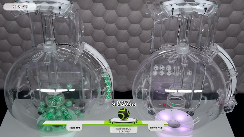 Столото представляет | Лотерея «Большое Спортлото». Тираж № 2420 от 12.08.2025 г.