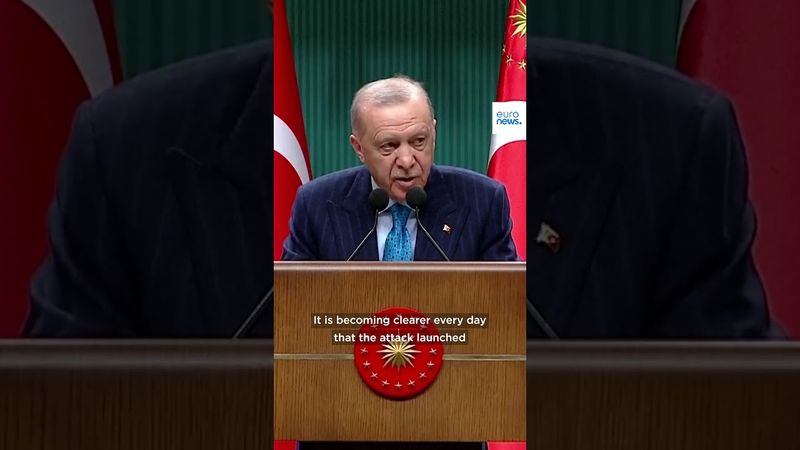 Turkey's Erdogan says Israel making mistake with attacks on Iran, pushes nuclear negotiations