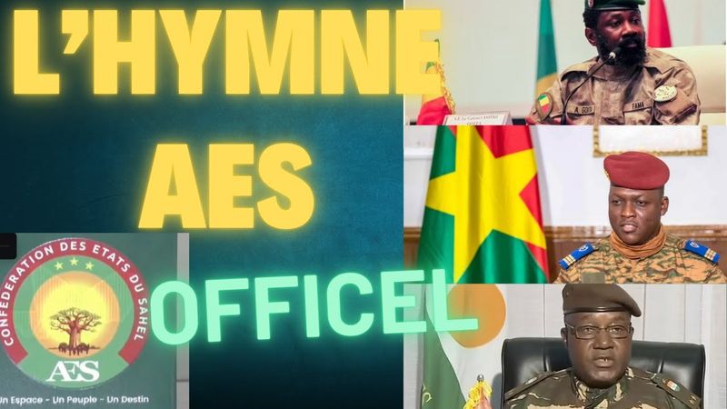 Naissance d’un hymne panafricain:L’hymne officiel de la Confédération des États du Sahel AES dévoilé