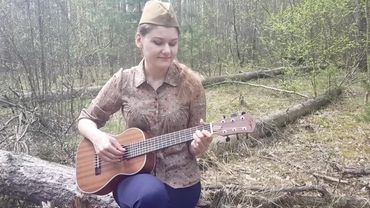 Одна из любимых военных песен «В землянке» ❤️ #песня #гитара #ВОВ #Де...