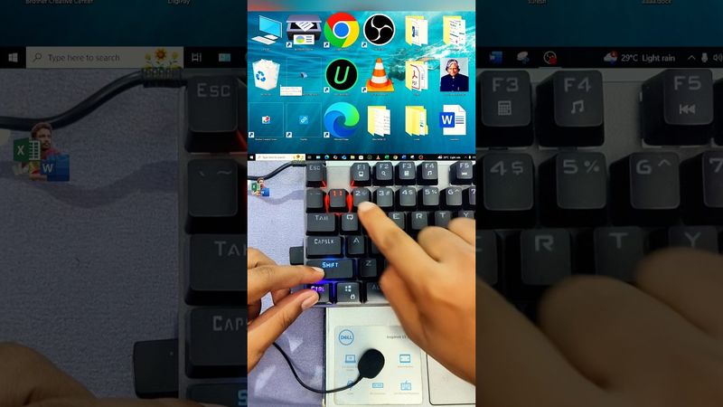 Change Desktop Icon Size with Just Your Keyboard – This Shortcut Will Blow Your Mind!#Windows