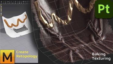Marvelous Designer| Retopology| Substance 3d painter|  Baking| Texturing|  Full Workflow Tutorial