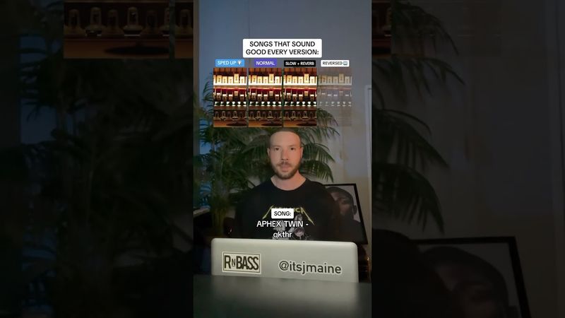 Songs That Sound Good Every Version: Aphex Twin “QKThr” #shorts