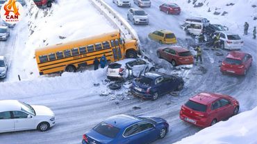 Icy Road Madness Caught on Camera - INSANE Winter Driving #37