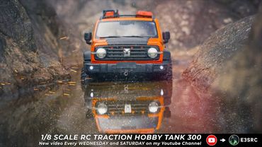 1/8 Scale Rc Traction Hobby Tank 300 - Rc Crawler 4x4 Rc Car / E3S-RC