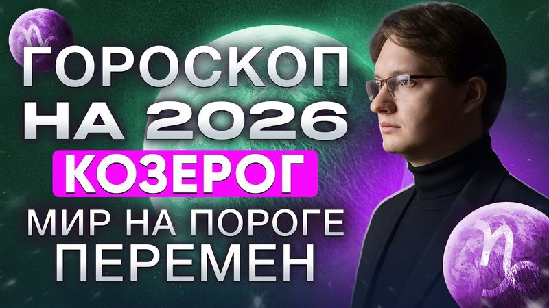 🔴КОЗЕРОГ - ТОЧНЫЙ ГОРОСКОП 2026 | КАК СДЕЛАТЬ ГОД ЛУЧШИМ