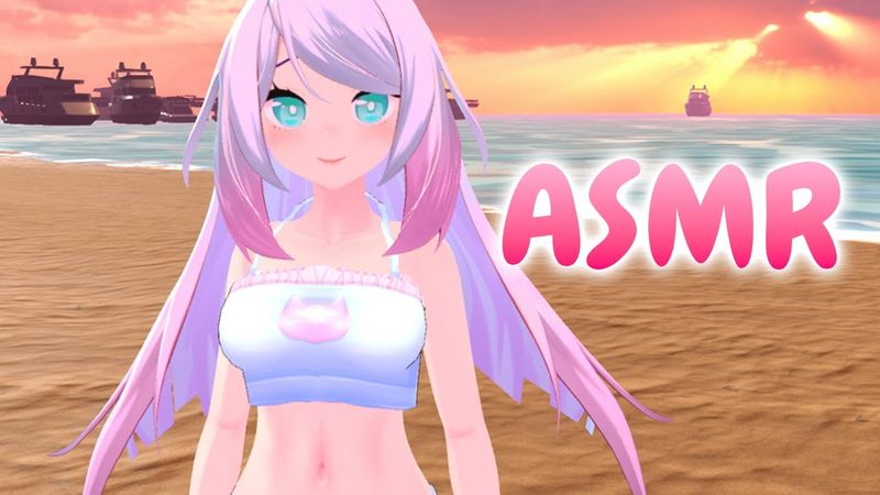 [3D/VR ASMR] Date by the beach ❤️ 3dio  #vtuber #asmr #live