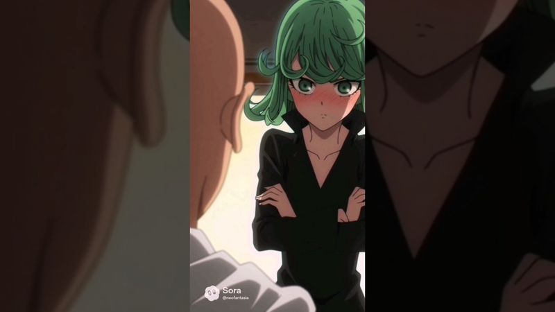 Saitama x Tatsumaki — The Moment Turns Sweet💖⚡| Sweet OPM Short #onepunchman #saitama #tatsumaki #ai