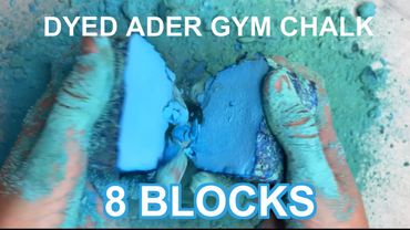 DYED ADER GYM CHALK | 8 BLOCKS | RED, BLUE, YELLOW, ORANGE