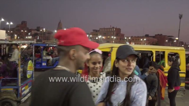 Badi Chaupar very busy market of Jaipur Pink City Rajasthan