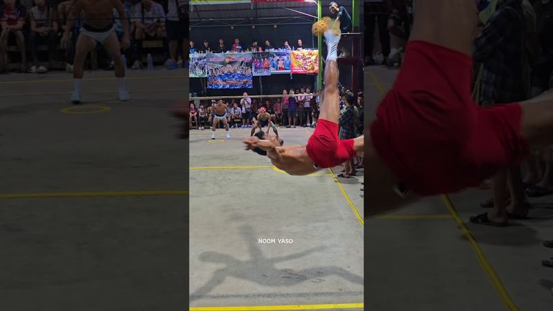 สนามเดือดจัด! มินตาจี วัย 50 ปี กระโดดเสิร์ฟเต็มรอบ ปะทะ ดาวรุ่งเมียนมา🇲🇲