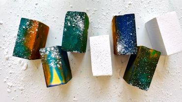 Color Blocks | Gym Chalk ASMR