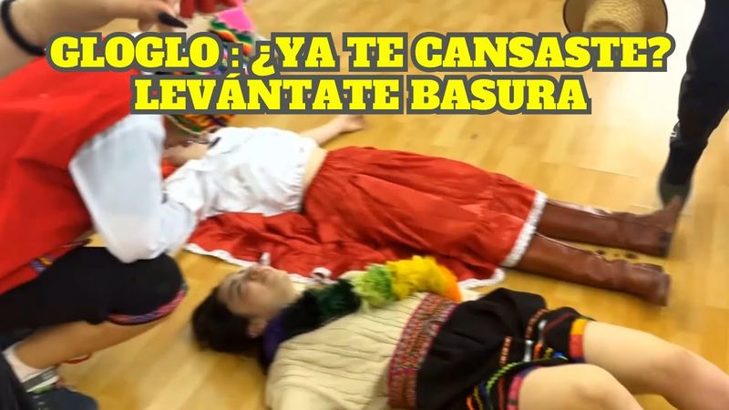 MARYBLOG Y SYLVEE SE CANSAN LUEGO DE BAILAR Y GLOGLO LAS OBLIGA A LEVANTARSE