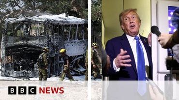 Iran and Israel exchange fire as Trump warns Iranians to evacuate Tehran | BBC News