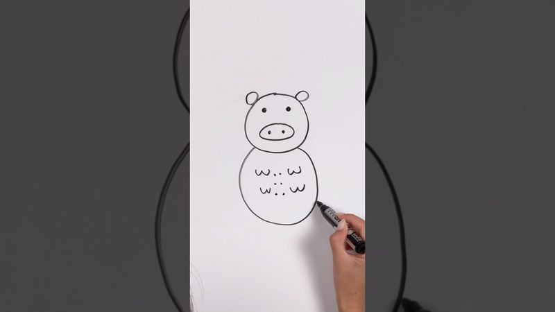 Do you like my drawing?☺️🐷