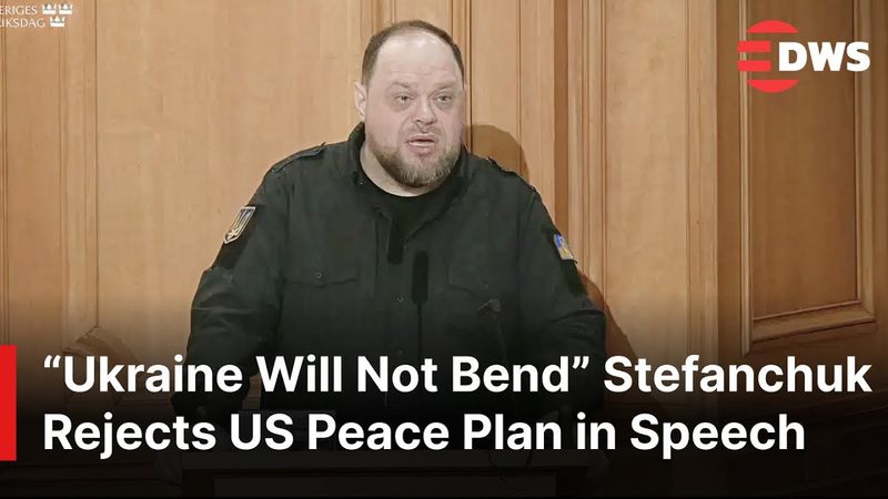 “No Concessions!” Ukraine’s Stefanchuk Blasts U.S. Peace Offer in Defiant Address | AC1E