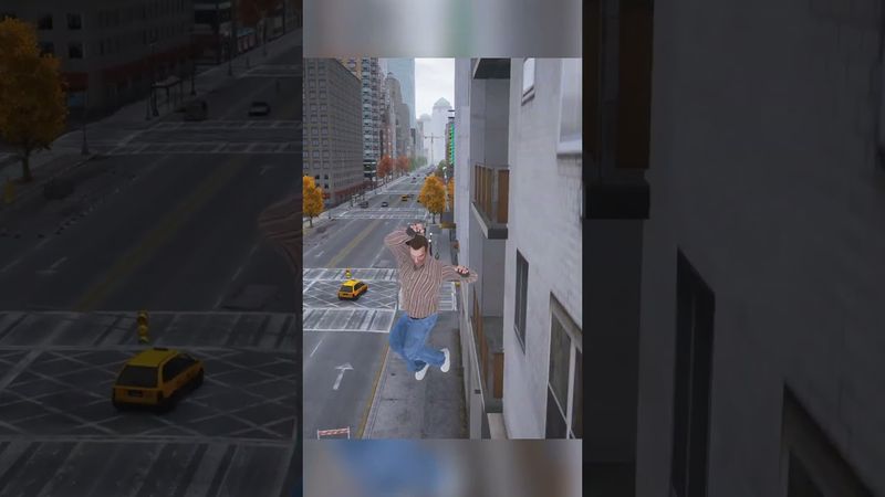 Niko bounces through liberty city #gta4 #gtaiv #gta4