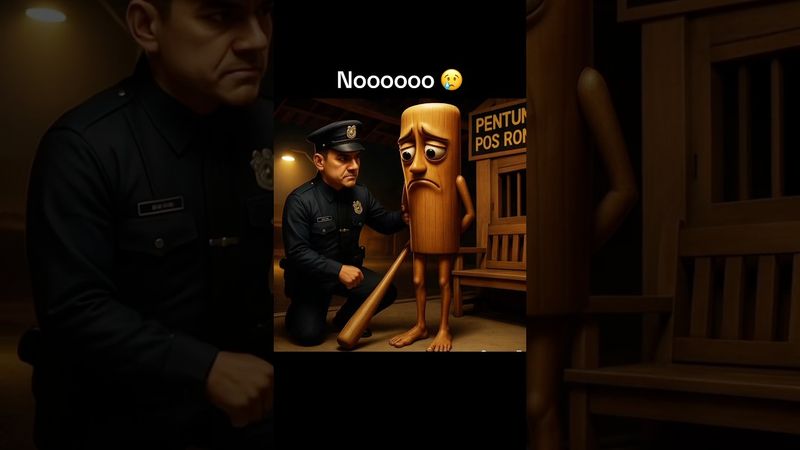 Noo Not tung tung sahur in prison😢 la policia😢