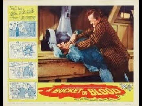 Dick Miller in Roger Corman's "A Bucket of Blood" (1959) - feat. Bert Convy