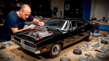 MAN Builds an AMAZING $7,000 SCALE CAR with REAL Working Engine & Air Suspension | @septemberflow