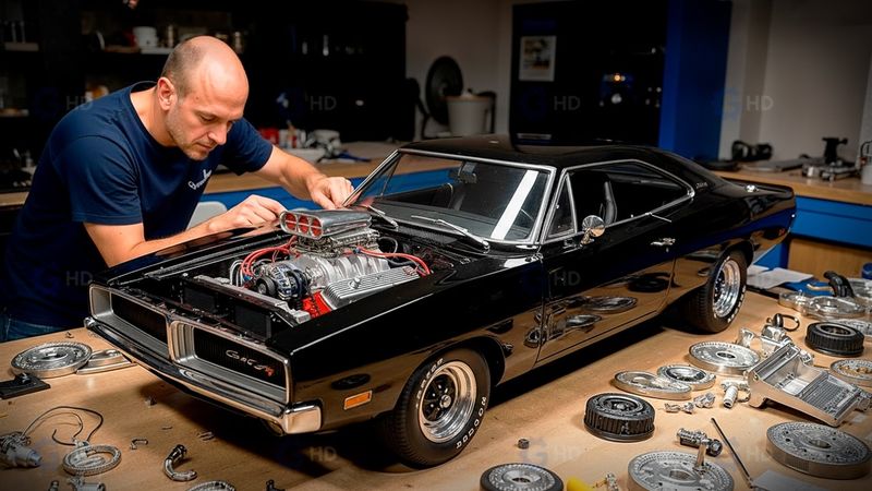 MAN Builds an AMAZING $7,000 SCALE CAR with REAL Working Engine & Air Suspension | @septemberflow