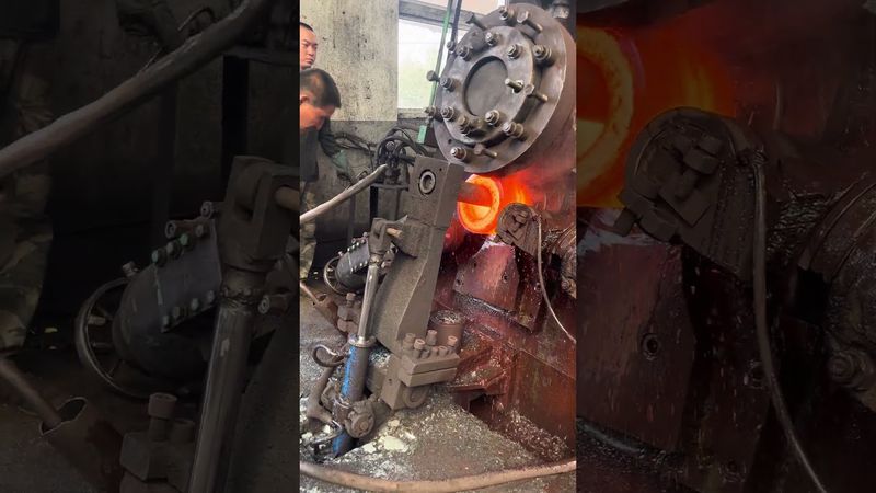 Inside the factory Forging Quality Steel Takes More Than Fire #process #machine #forging #factory