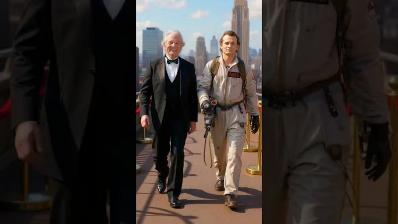 Ghostbusters 1984 Cast Reimagined | Real Actors & Characters Walk Together!