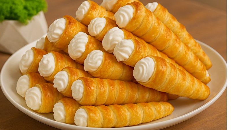 Вкуснее ЛЮБОГО ТОРТА!Шикарные ТРУБОЧКИ с КРЕМОМ ✅Проверенный рецепт