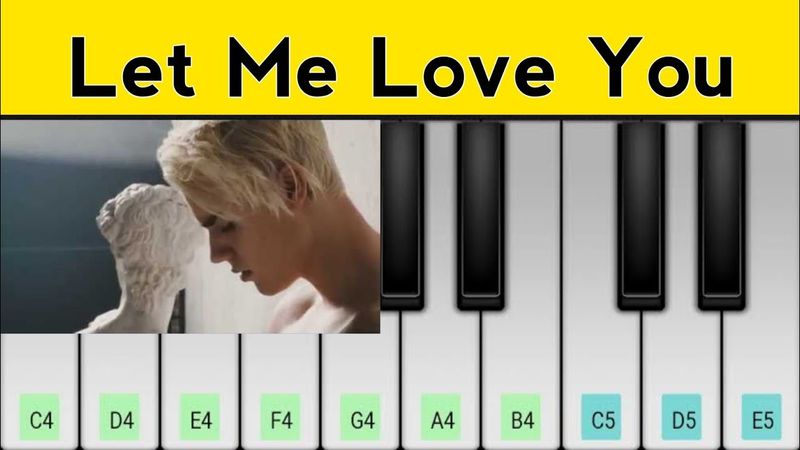 Let Me Love You Piano Tutorial | Justin Bieber