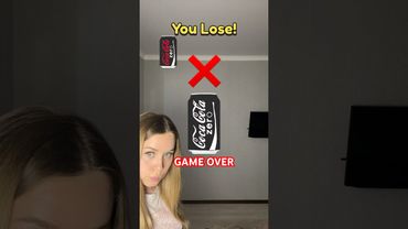 Coca-Cola Challenge🥤IMPOSSIBLE😭❤️#shorts