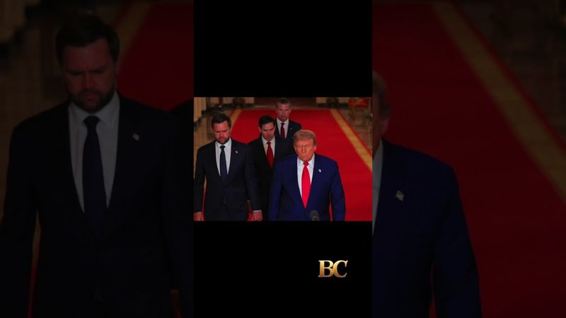 Trump calls U.S. strikes on Iran a “spectacular military success,”