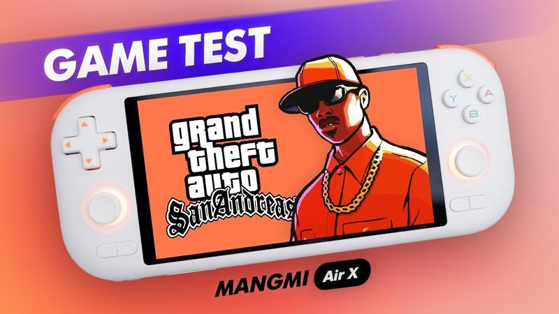 MANGMI AIR X Portable Handheld Console | Retro Game Test