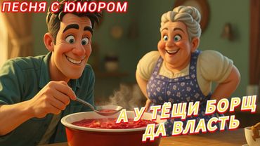 А у тёщи — борщ да власть! Весёлая песня с юмором и душой | Русская музыка 2025 🎶