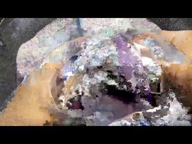 Blue and Purple Dyed Ader