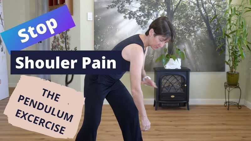 Best Shoulder Pain Relief exercise: Pendulum Exercise for Rotator Cuff Tear, impingement, or strain
