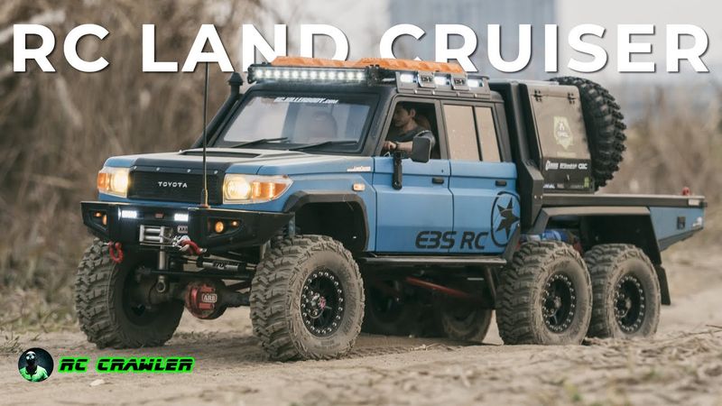 Rc Crawler | RC6WD Toyota LC79 MEGATOURER 6x6 Off-road Sand Driving 4x4 Rc Car