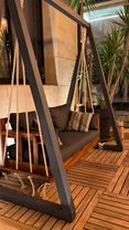#outdoorswing #outdoorfurniture #مرجيحة #اثاث_حدائق 