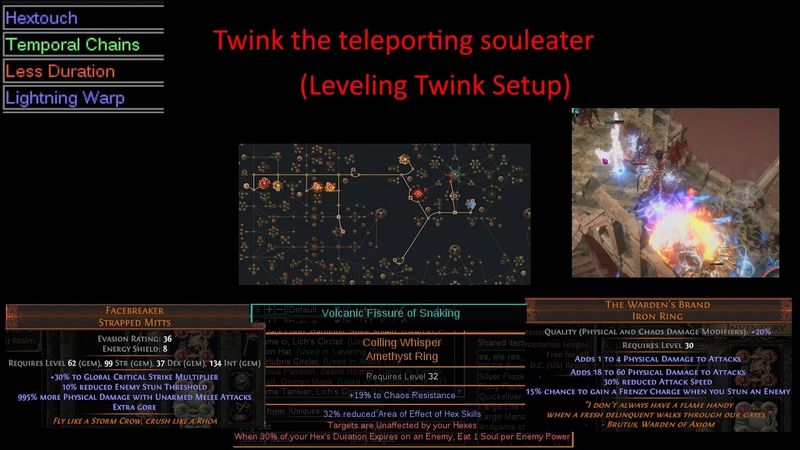 3.26 - twink leveling setup - facebreaker + souleater + snaking - absolutely absurd