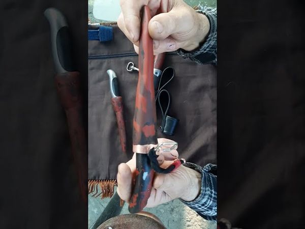 Ножны с эбоксидной смолы .