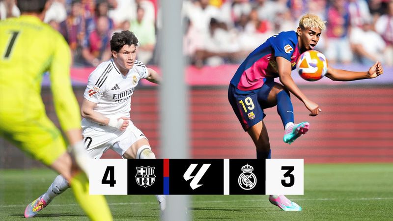 ¡7 GOLES en #ELCLÁSICO! | Los MEJORES MOMENTOS de la JORNADA 35