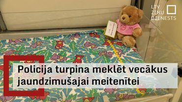 Policija turpina meklēt vecākus uz ielas atstātajai jaundzimušajai meitenītei