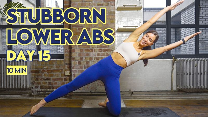Day 15 | FREE Abs & Fat Burn Challenge | 10 Min Fierce Lower Abs with Lilly Sabri