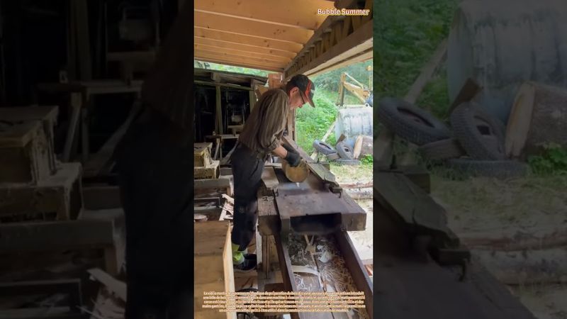 Menuiserie artisanale : écorçage mécanisé et finition de surface