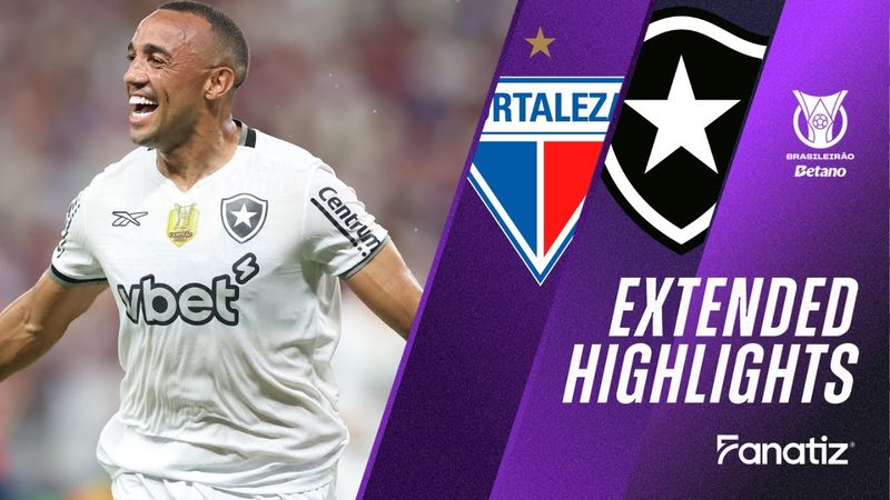 Fortaleza EC vs. Botafogo 0 - 5 I Game Highlights I Brasileirão 2025