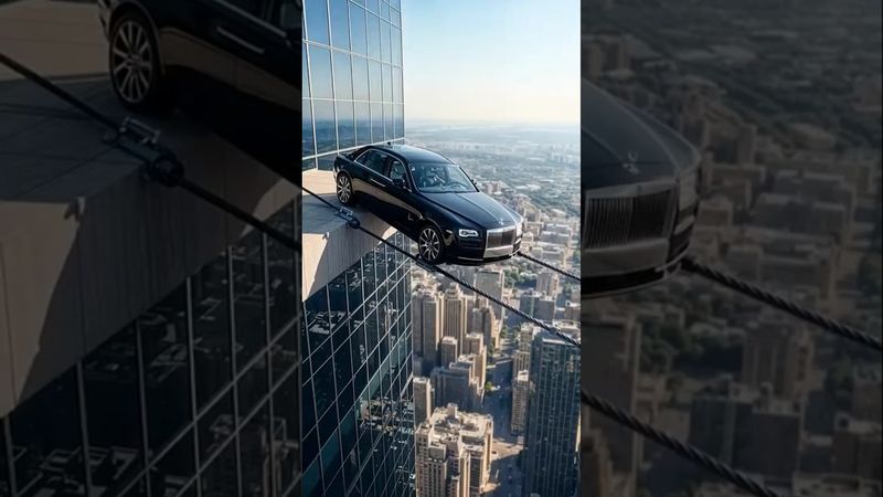 The safest car in the world ☠️ #compassion #rollsroyce