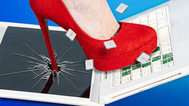 Месть бывшему! Крашинг каблуками в замедленной съемке!