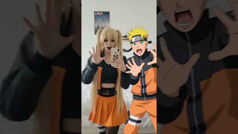 Rasengan! Female Versions Of Naruto #naruto #narutoshippuden #anime #pixverseai #cosplay #pixverse