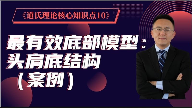 《道氏理论核心知识点 10》最有效的模型：头肩底结构（案例）