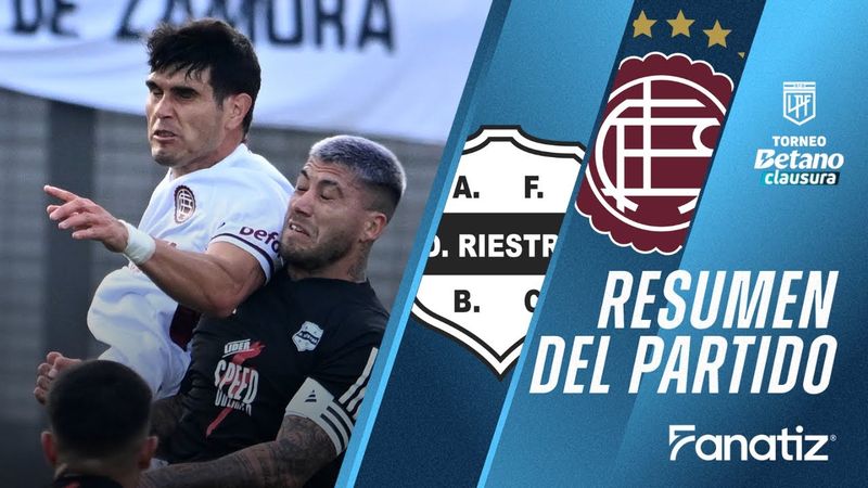 Deportivo Riestra 1 vs. 0 Lanus - Resumen del Partido - #TorneoClausura2025