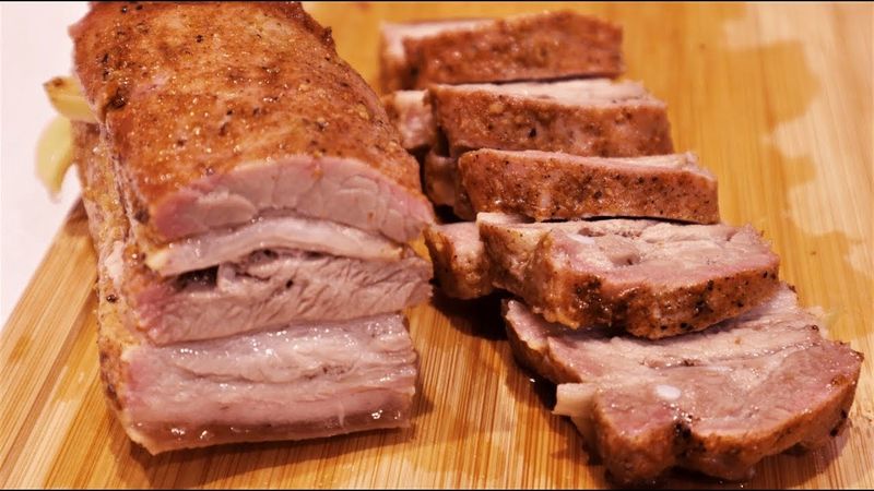 Нежная и сочная грудинка в микроволновке за 20 минут!